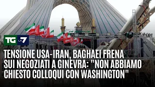 US-Iran Tensions, Baghaei Cools Talks in Geneva: "We Did Not Request Negotiations"