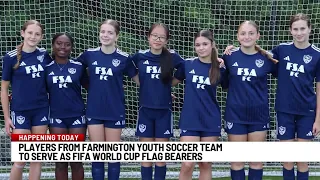 Players from Farmington youth soccer team to serve as FIFA World Cup flag bearers in Foxborough
