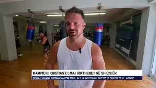 Kampioni Kristian Demaj rikthehet në Shkodër