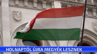 Holnaptól újra megyék lesznek