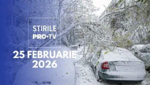 Știrile PRO TV - 25 Februarie 2026 | Cod portocaliu de viscol