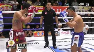 Muay Thai Highlights: Jitmuangnon Fight - S.T. Chet Bankwao vs. Yodtawin Kaokriab Pakmor Khaowang