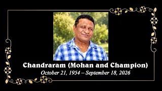 Death Announcement - Chandraram (Mohan and Champion)