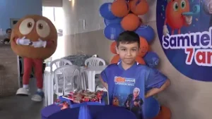 Menino de Votorantim faz festa de aniversário com tema da Rede Bom Lugar