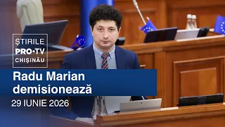 PRO TV News (1:00 PM) | RADU MARIAN RESIGNS | Moldova