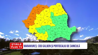 MARAMUREȘ, COD GALBEN ȘI PORTOCALIU DE CANICULĂ
