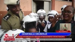 OKWEWALA OBUBENJE: Police esomesezza abaana b'amasomero okwetangira.