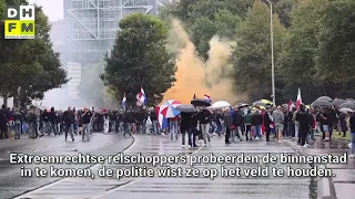 Politiek reageert woedend op rellen op Malieveld - ADO ervaarde veel last van de weersomstandigheden