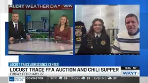 Daniel Bustle and Haylee Tucker - Locust Trace FFA Auction and Chili Supperr
