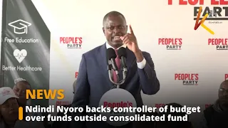 Ndindi Nyoro backs controller of budget over funds outside consolidated fund