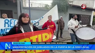National retirees protested in Concordia