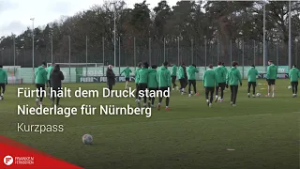 Kurzpass: Fürth hält dem Druck stand - Niederlage für Nürnberg