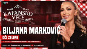 BILJANA MARKOVIC - OCI ZELENE | UZIVO | ORK. MILOS STOJKOVIC I GOLD | 2026 | KAFANSKO VECE
