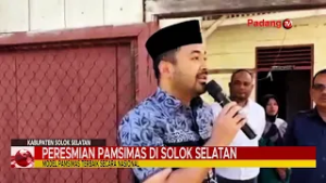 Kabar Baik dari Solok Selatan! PAMSIMAS 0,8 Liter/Detik Siap Layani Warga