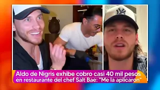 Aldo De Nigris exhibe a restaurante por cobro de 40 mil pesos | Vivalavi