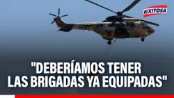 🔴🔵 Incendios forestales han sido combatidos solo con dos helibaldes, señala jefe de INDECI