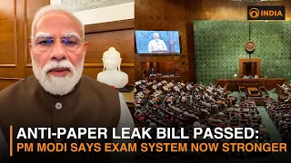 Parliament Clears Anti-Paper Leak Bill | PM Modi's Big Message to Students