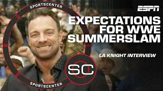 The goal is to put 'The Bloodline' in the hole! - LA Knight on WWE SummerSlam match | SportsCenter
