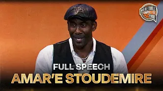 Amar’e Stoudemire's Basketball Hall of Fame Enshrinement Speech