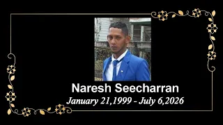 Death Announcement - Naresh Seecharran