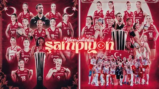 🇹🇷 FİLENİN SULTANLARI KUPA TÖRENİ | FIVB Voleybol Kadınlar Milletler Ligi Final