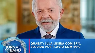 Lula leads Quaest poll with 37%; Flávio Bolsonaro has 29% | Jornal da Band
