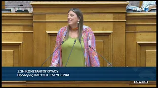 Ζ. Κωνσταντοπούλου (Πρόεδρος ΠΛΕΥΣΗΣ ΕΛΕΥΘΕΡΙΑΣ)(Ενίσχυση της επαγγελματικής ασφάλισης)(27/08/2026)