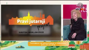 PRAVI JUTARNJI PROGRAM -- Eva Ras, Mladen Miljković i Vojsislav ilić