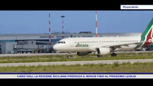 CARO VOLI  LA REGIONE SICILIANA PROROGA IL BONUS FINO AL PROSSIMO LUGLIO