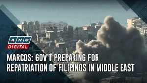 Marcos: Gov't preparing for repatriation of Filipinos in Middle East | ANC