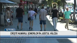 UNEMPLOYMENT NUMBERS RISE IN VÂLCEA COUNTY
