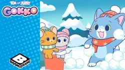 BATTAGLIA a palle di neve con Tom e Jerry❄️|TUTTA la stagione | Tom & Jerry Gokko | Boomerang Italia