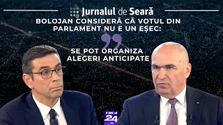 Jurnalul de seară. Bolojan consideră că votul din Parlament nu e un eșec
