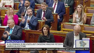 Új program indulását jelentette be Magyar Péter az Országgyűlésben - HírTV