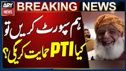 Will You Support the 28th Amendment If PTI Does? | Maulana Fazal ur Rehman Answer