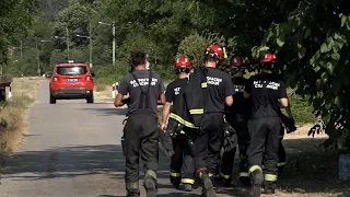 Gašenje požara u Deliblatskoj peščari: Vetar i specifičan teren otežavaju rad - TV Pančevo