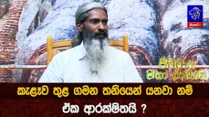 කැළෑව තුළ ගමන තනියෙන් යනවා නම් ඒක ආරක්ෂිතයි ?