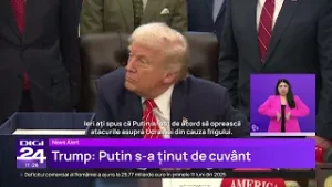 „Am vorbit cu el. Și-a ținut promisiunea”. Trump vrea ca Putin să pună capăt războiului din Ucraina