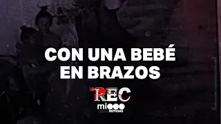 WITH A BABY IN HER ARMS - JUDGE ROBBED - #REC