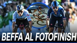 BREATHTAKING finale! Evenepoel outwits Ciccone at the finish line. Scaroni takes a superb bronze ...