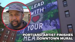 Portland Hearts of Pine unveils four-story downtown mural