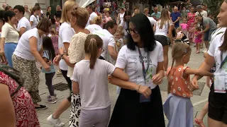 Magyar és Szlovén táncok a belvárosban