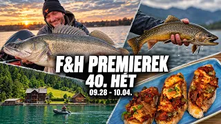 12 kilós süllő, atlanti lazacok, tórekord ponty: ezt hozza a 40. hét!