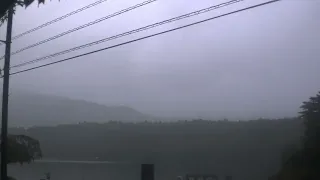 西湖ライブカメラ タイムラプス映像（2026年8月15日） 提供：UTYテレビ山梨