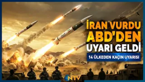 ABD'den 14 Ülkeye 'Derhal Terk Edin' Çağrısı! İran'dan Füze Yağmuru | NTV