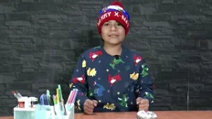 ¡Manualidad Navideña de último minuto con Isaac! ??