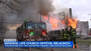 South Side congregation relaunches services after Englewood church collapses in fire on Thanksgiving