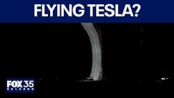 Tesla shows off "flying" Roadster