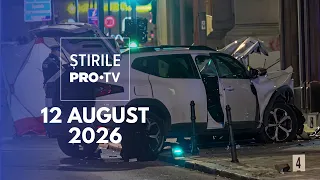 Știrile PRO TV - 12 August 2026 | Accident mortal în centrul Brașovului