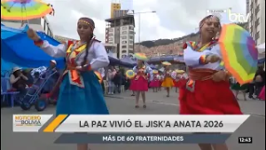 La Paz vivió el Jik’a Anata 2026 con más de 60 fraternidades